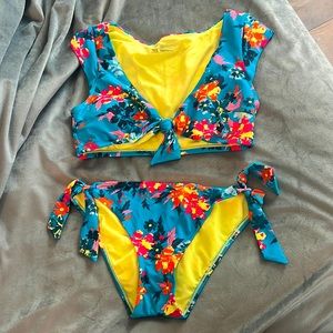 Cute floral bikini